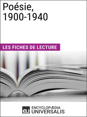 cover image of Poésie, 1900-1940